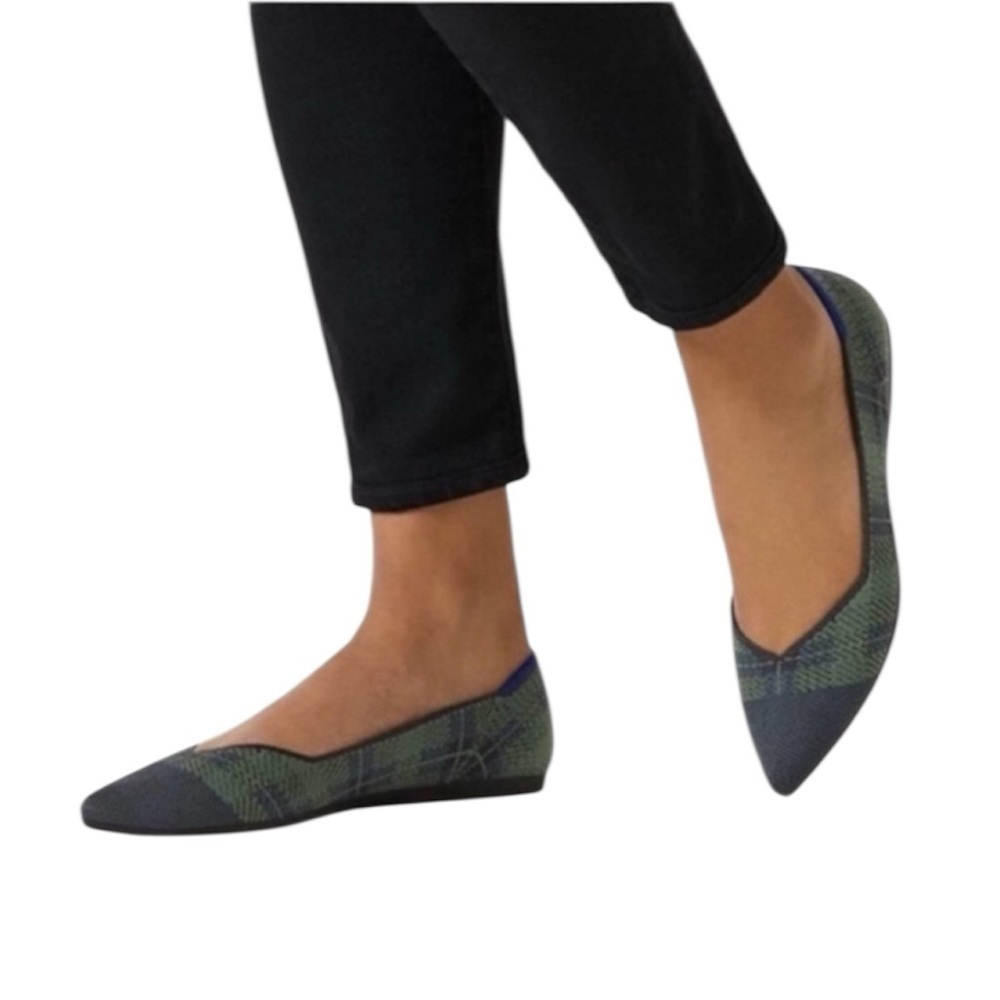 Rothy's | Women’s Flat The Point in Racer Green Size 9 NWOB